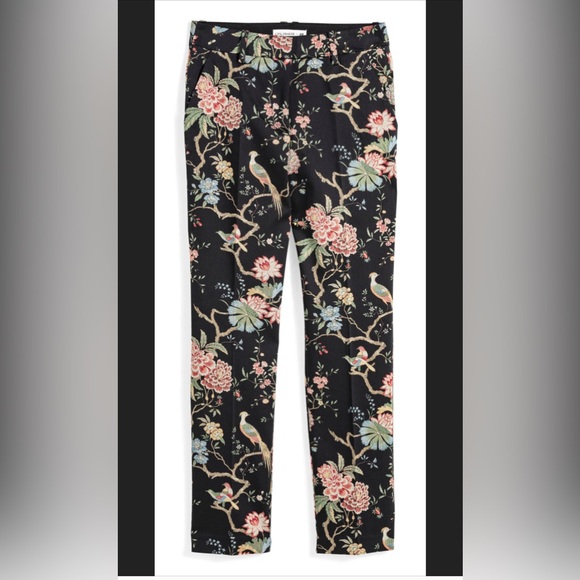 H&M x GP & J Baker Birds of Paradise Crop Pants - Picture 1 of 6